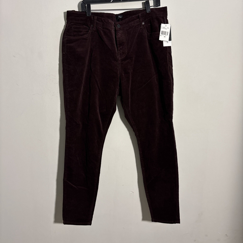 NWT Edyson Stitch Fix High-Rise Hampton Stretch Cotton Skinny Corduroy Pant, 16W
